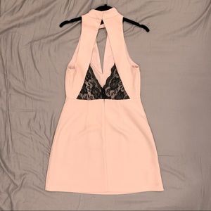 Express Pink Cocktail Dress